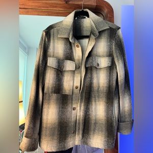 Plaid button down shirt